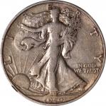 1919-S Walking Liberty Half Dollar. VF-25 (NGC).