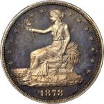1878 Trade Dollar. Proof-66+ Cameo (PCGS). CAC.