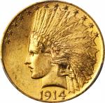 1914 Indian Eagle. MS-64 (PCGS). CAC.