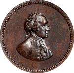 1799 U.S. Mint Born and Died Medalet. Restrike. By Anthony C. Paquet. First Obverse - First Wreath R