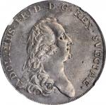 SWEDEN. Riksdaler, 1770-AL. Stockholm Mint. Adolf Frederick. NGC AU-58.