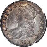 1829 Capped Bust Half Dollar. O-112. Rarity-1. Small Letters. MS-63 (NGC).