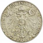 Lot 1938 KIAUCHAU: Wilhelm II， 1888-1918， 10 cents， 1909， Y-2， Jaumlger-730， German inscription， Deu