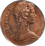 CANADA. Mint Error -- Struck on Cent Planchet -- 25 Cents, 1982. Ottawa Mint. Elizabeth II. PCGS MS-