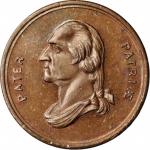 1859 A.B. Sage & Co. Store Card. Miller-NY 762A, Musante GW-334, Baker-572A. Copper. Thick Planchet.