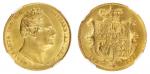 Great Britain. William IV (1830-1837). Sovereign, 1837. Second bust right, rev. Crowned, garnished A