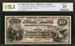 1882年蒙大拿州10美元 PCGS BG VF 35