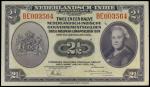 1943年荷属东印度贰盾伍，PMG64，世界纸币