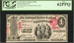 Boston, Massachusetts. $1 1875. Fr. 385. The National Revere Bank. Charter #1295. PCGS Currency New 