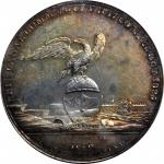 1826 Erie Canal Completion. Silver. 45 mm. HK-1000. Rarity-6. MS-62 (PCGS).