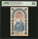 RUSSIA--IMPERIAL. State Credit Note. 5 Rubles, 1898. P-3a. PMG Choice Very Fine 35.