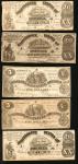 Lot of (5) Confederate Currency Notes. Various Types. Various Grades.