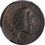 1793 Flowing Hair Cent. Wreath Reverse. S-9. Rarity-2. Vine and Bars Edge. VF Details--Gouged (PCGS)