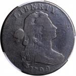 1799年半身像1分 PCGS G 6 1799/8 Draped Bust Cent.