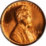 1949-D Lincoln Cent. MS-67 RD (PCGS).
