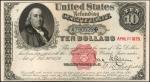 Friedberg 214. 1879 $10  Refunding Certificate. PMG Gem Uncirculated 66 EPQ.