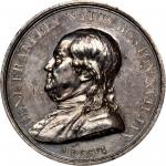 1786 Benj. Franklin Natus Boston medal. Betts-620. Silver. Original dies. Paris Mint. 46.3 mm. 862.6