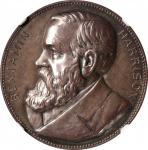 1892 United States Assay Commission Medal. By George T. Morgan. JK AC-36. Rarity-5. Silver. MS-65 (N