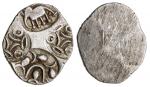 Ancient India. Vidarbha. Punchmarked coinage. AR ½ Karshapana, ca. 5th-4th Century BC. 1.69 gms. Fou