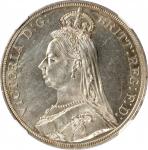 GREAT BRITAIN. Crown, 1887. London Mint. Victoria. NGC MS-62.