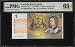 AUSTRALIA. Lot of (9). Reserve Bank of Australia. 1 & 5 Dollars, ND (1983-2016). P-Unlisted. 42d, 44