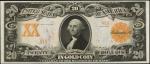 Friedberg 1185. 1906 $20  Gold Certificate. PMG Choice Uncirculated 64 EPQ. Serial Number 1.