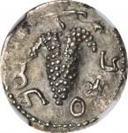JUDAEA. Bar Kochba Revolt, 132-135 C.E. AR Zuz (3.25 gms), Jerusalem Mint, Attributed to Year 3 (134