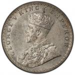 India - Colonial. BRITISH INDIA: George V, 1910-1936, AR rupee, 1922(b), KM-524, S&W-8.57, scarce da