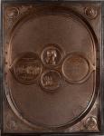 Undated (ca. 1860) The National Medallion. By Samuel H. Black of New York. Copper Electrotype. Extre