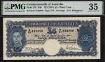 Commonwealth of Australia, £5, ND (1941), serial number R/51 330898, (Pick 26b, Renniks 46), in PMG 