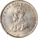 CEYLON. 25 Cents, 1926. London Mint. PCGS MS-65 Gold Shield.