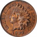 1903 Indian Cent. MS-64 RB (PCGS).