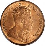 Hong Kong, [PCGS MS63RB] bronze 1 cent, 1904H, Edward VII on obverse, (KM-11), cert. #47657435
