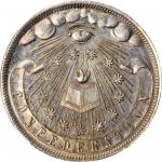 1917 Numismatic Knights of the Round Table. German Silver. 38 mm. DeLorey-93. MS-63 (NGC).