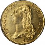 FRANCE. 2 Louis dOr, 1786-A. Paris Mint. Louis XVI (1774-93). PCGS MS-62.