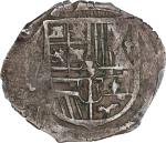 MEXICO. Cob 2 Reales, ND (1598-1613)-Mo. Mexico City Mint. Philip III. PCGS EF-40.
