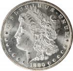 1880/79-CC GSA Morgan Silver Dollar. VAM-4. Top 100 Variety. Reverse of 1878. MS-63 (NGC).