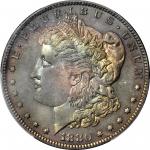 1880 Morgan Silver Dollar. Proof-66+ (PCGS). CAC.