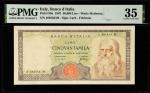 ITALY. Banca DItalia. 50,000 Lire, 1967. P-99a. PMG Choice Very Fine 35.