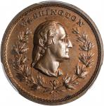 1799 (ca. 1864) Hero of American Independence Medal. Copper. 27 mm. Musante GW-684, Baker-88A. MS-64