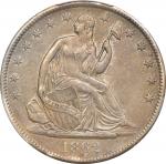 1862-S Liberty Seated Half Dollar. AU Details--Repaired (PCGS).