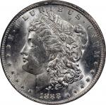 1888-O美国摩根银元，NGC MS63，#1952420-028