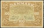 National Bank, Denmark, 50 kronor, 1942, blue, 50 kronor, 1948, lilac, 100 kronor, 1943, brown and 1