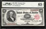 Fr. 374. 1890 $20 Treasury Note. PMG Gem Uncirculated 65 EPQ.