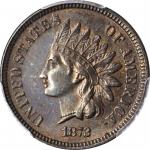 1872 Indian Cent. Bold N. AU-53 (PCGS).