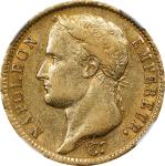 FRANCE. 40 Francs, 1811-A. Paris Mint. Napoleon I. NGC AU-53.
