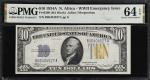 Fr. 2309. 1934A $10 North Africa Emergency Note. PMG Choice Uncirculated 64 EPQ.