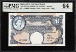 EAST AFRICA. East African Currency Board. 20 Shillings, ND (1958-60). P-39. PMG Choice Uncirculated 