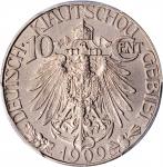 1909年青岛大德国宝壹角 PCGS MS 64+ CHINA. Kiau Chau. 10 Cents, 1909. Berlin Mint.