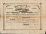 Ball 268. Confederate Bond Certificate. 1863 $8500. Fine.